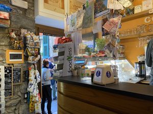 Inside  at Pan e Vin in Corniglia