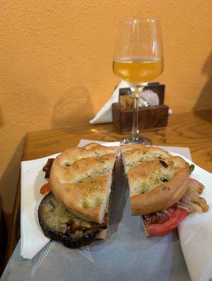 Very good focaccia at Pan e Vin in Corniglia