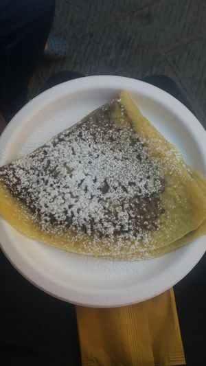 Chocolate crepe at 5 Terre in Manarola