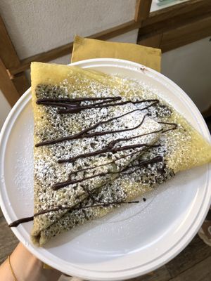 Vegan chocolate spread Crêpe   at 5 Terre in Manarola