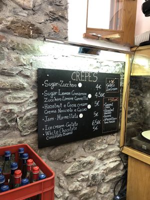 Vegan Crêpes   at 5 Terre in Manarola