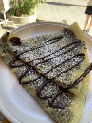 hazelnut & cocoa crepe  at 5 Terre in Manarola