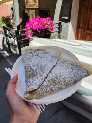 'Nutella' crepe at 5 Terre in Manarola