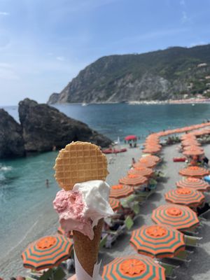   at La Scogliera Gelateria in Monterosso Al Mare