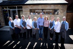 Breda Murphy Team line up at Breda Murphy Restaurant in Whalley