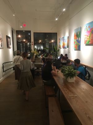 So much seating at FoMu - Tremont in Boston