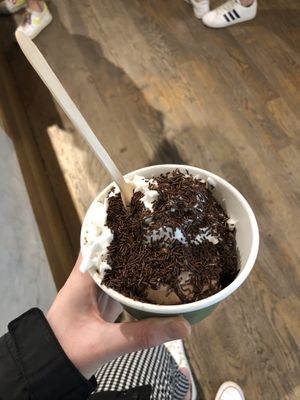 the brownie sundae!  at FoMu - Tremont in Boston