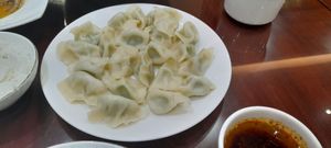 Small portion of courgette dumplings 西葫芦饺子 - 小份  at Shangdao Vegetarian 上道素食 in Xian
