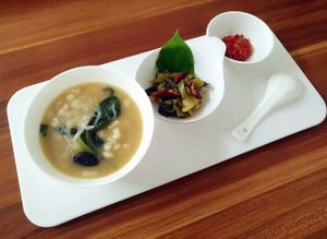 Paomo,traditional Xi'an cuisine. Must try this Vegan Paomo in Xi'an！ at Shangdao Vegetarian 上道素食 in Xian