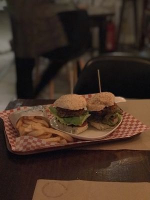 Burgers at Bistro Arbol in Lanzarote