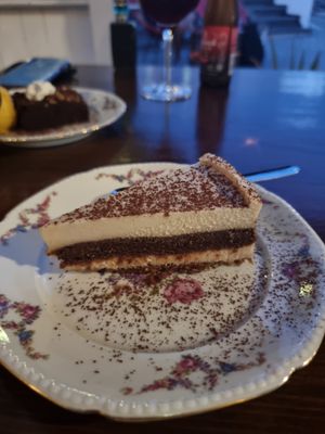 Gluten free Tiramisu was delish at Bistro Arbol in Lanzarote