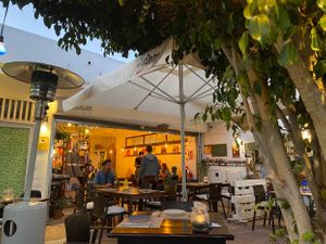 The restaurant  at Bistro Arbol in Lanzarote