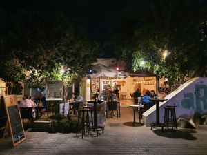 The restaurant  at Bistro Arbol in Lanzarote