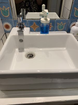 Bathroomm  at Bistro Arbol in Lanzarote