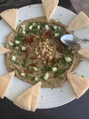 Baba ghanoushh  at Bistro Arbol in Lanzarote