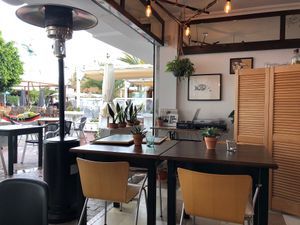 Technics 1210 Deck with Bose Acoustimass spk! at Bistro Arbol in Lanzarote