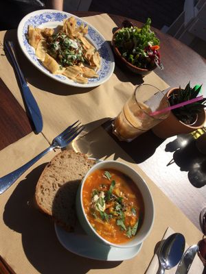 Luch vegan  at Bistro Arbol in Lanzarote