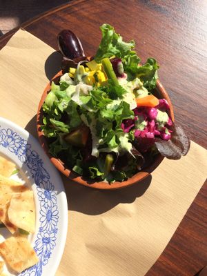 Salad  at Bistro Arbol in Lanzarote