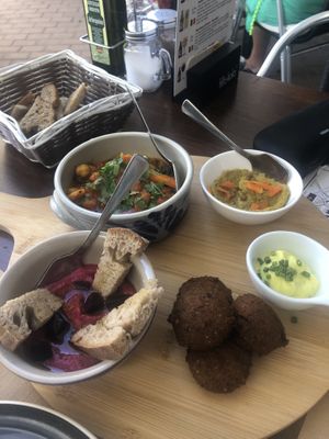 Vegan Platter at Bistro Arbol in Lanzarote
