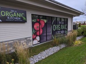 Store front. The door is around the corner. at The Lil Organic Kitchen in Cobourg