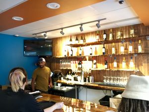 bar at Goorsha in Durham