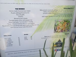 Menu 2 at Taco Grilla in Key West
