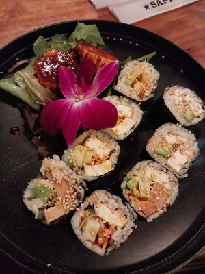 vegan kimbap at Asian Outpost - AO Hawaiian Hideout in Chicago