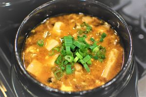 Korean Vegan Soondubu at Asian Outpost - AO Hawaiian Hideout in Chicago