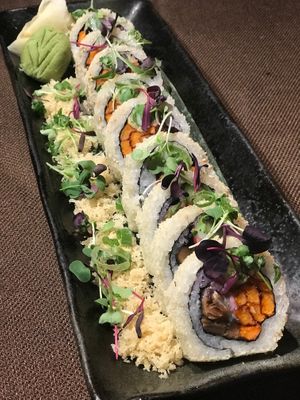Gamma Vegan Sushi Roll at Asian Outpost - AO Hawaiian Hideout in Chicago