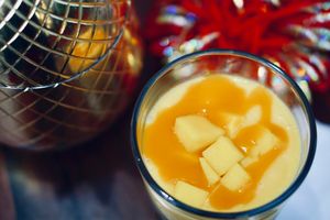 Vegan Mango Frozé at Asian Outpost - AO Hawaiian Hideout in Chicago