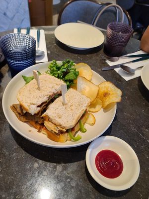 Vegan philly sandwich at Sun the Bud - 썬더버드 in Seoul