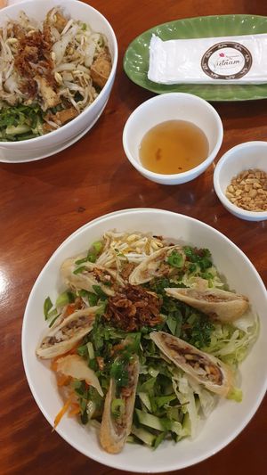 Spring roll salad at Rendezvous du Vietnam in Cairns