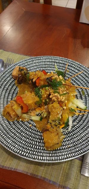 Satay tofu at Rendezvous du Vietnam in Cairns