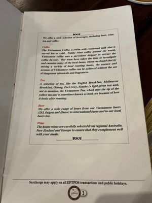   at Rendezvous du Vietnam in Cairns