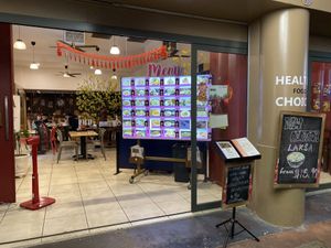 Exterior with vegan friendly sign  at Rendezvous du Vietnam in Cairns