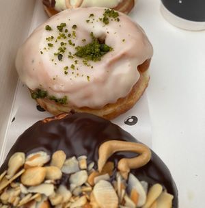 Selection of vegan donuts   at The Rolling Donut - Dublin 2 in Dublin