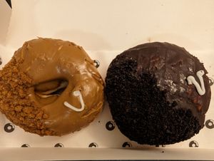 The Lotus Biscoff and Cookies and Cream from The Rolling Donut at The Rolling Donut - Dublin 2 in Dublin