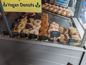 Vegan donut options from The Rolling Donut at The Rolling Donut - Dublin 2 in Dublin