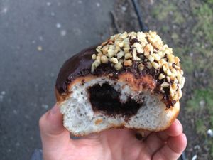Ferrero Rocher donut at The Rolling Donut - Dublin 2 in Dublin