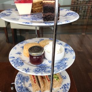Vegan high tea at Rooftop Restaurant and Bar - Royal Shakespeare Company in Stratford-upon-avon