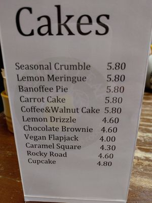 Only vegan dessert is a flapjack at Lemon Leaf in Kinsale