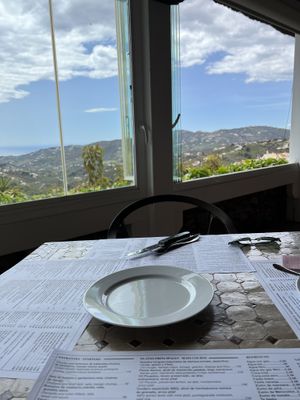   at The Garden Restaurant in Frigiliana