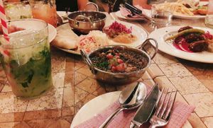 Feliciosas opciones veganas at The Garden Restaurant in Frigiliana