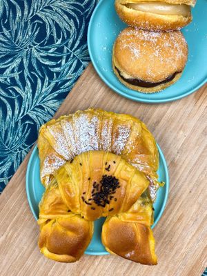 Croissants  at Confeitaria Henrique Carvalho in Matosinhos
