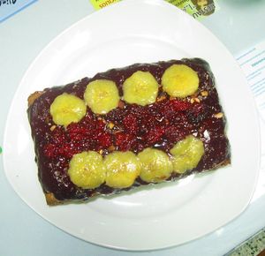 Plato at La Reforma Restaurante Vegetariano in Paipa