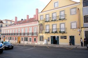 Exterior of museum. at TOO Naturally Healthy Food in Lisbon