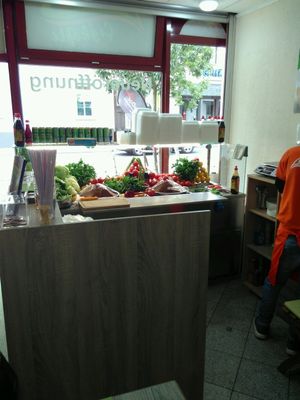 from inside at Veganes Cigköfte in Limburg