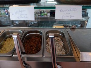 Cold buffet at Past & Future in Fuerteventura