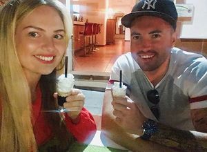 Little creamy vegan chocolate shots at the end of our meal 😍🌿 theses were absolutely delicious!  at Past & Future in Fuerteventura