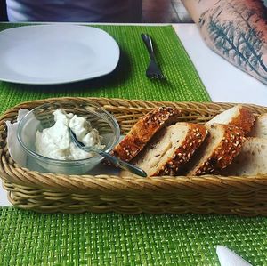 Bread and aioli 🌿 at Past & Future in Fuerteventura